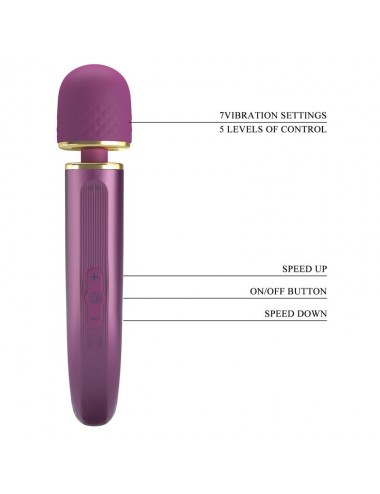 Masajeador USB Silicona Purpura