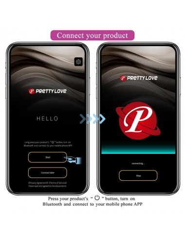 Nymph Huevo Vibrador con APP