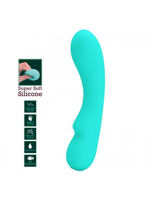 Prescott Vibrador USB Silicone Verde