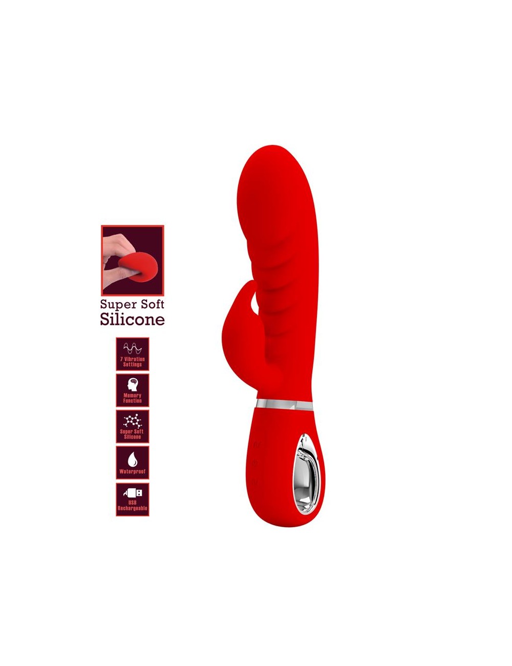 Prescott Vibrador Punto G Rojo