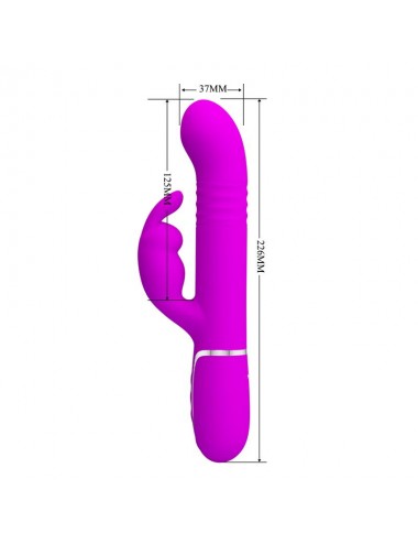 Coale Vibrador con Bolas Rotatorias y Up and Down USB