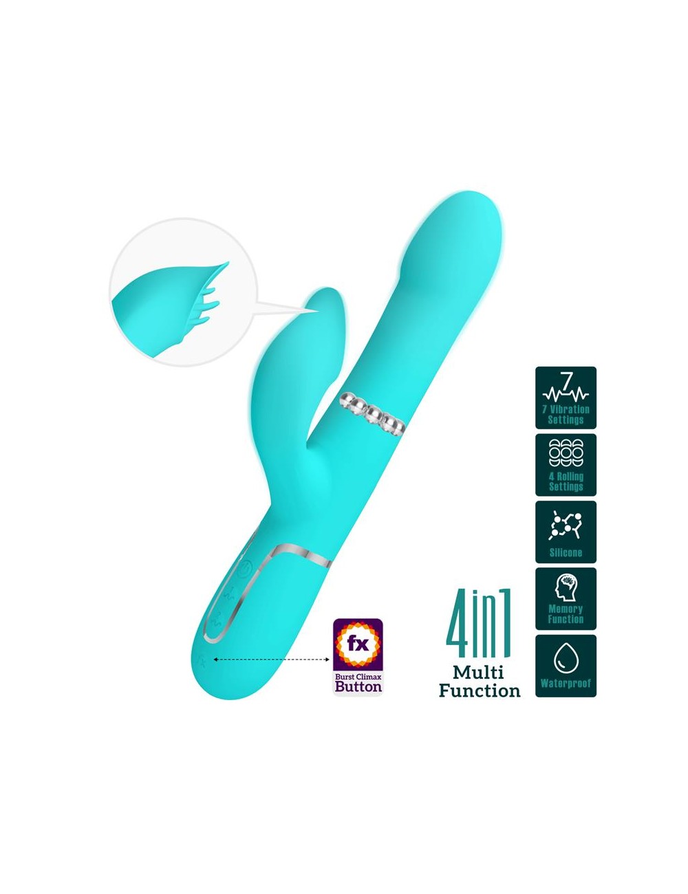 Falin Rolling Vibrador con Bolas Internas USB