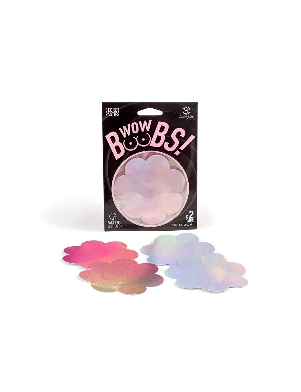 Wow Boobs Pezoneras Flores Holograficos