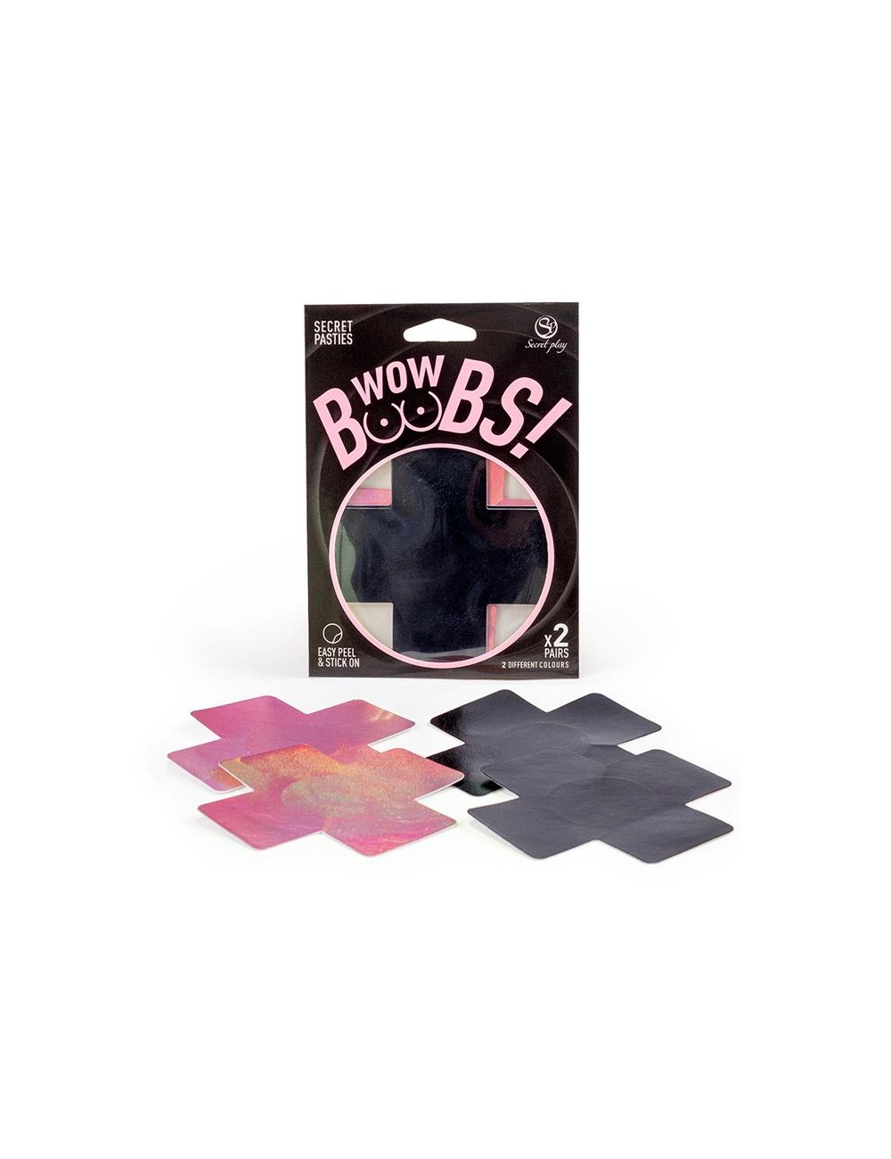 Wow Boobs Cubre Pezones Cruz Holograficos