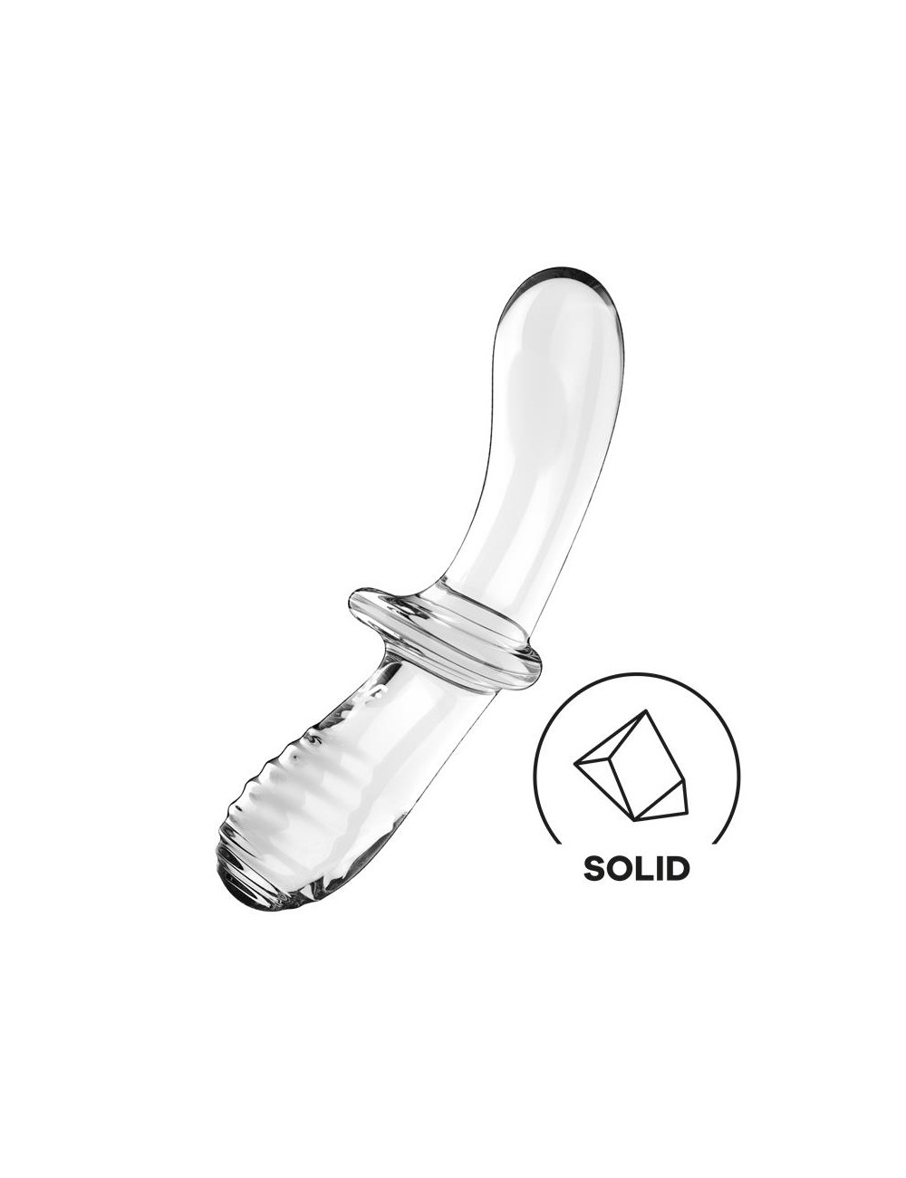 Estimulador de Cristal Double Crystal Hot and Cold Transparente