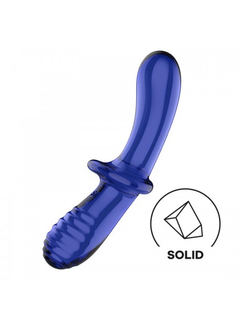 Estimulador de Cristal Double Crystal Hot and Cold Azul