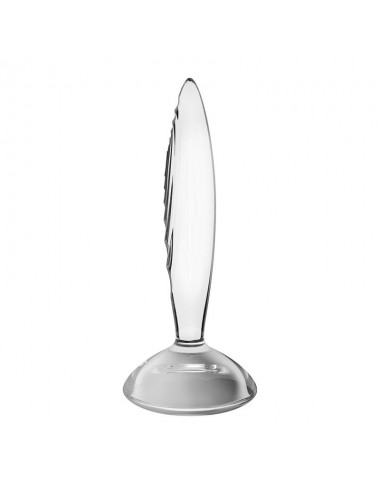 Plug Anal Sparkling Crystal Hot and Cold Transparente