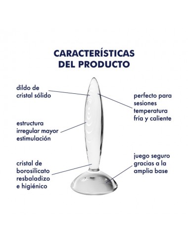 Plug Anal Sparkling Crystal Hot and Cold Transparente