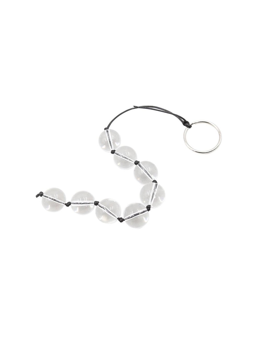 Cadena Anal con Bolas de Cristal 4 Tamanos