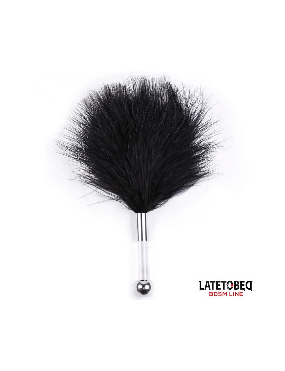Estimulador de Plumas con Mango de Metal