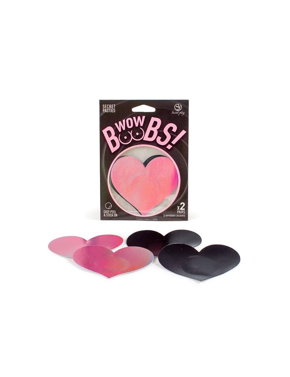 Wow Boobs Pezoneras Corazon Holograficos