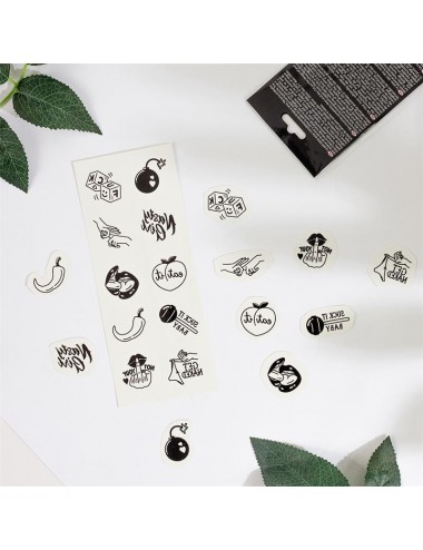Set de 10 Tattoos Temporales Spicy Collection