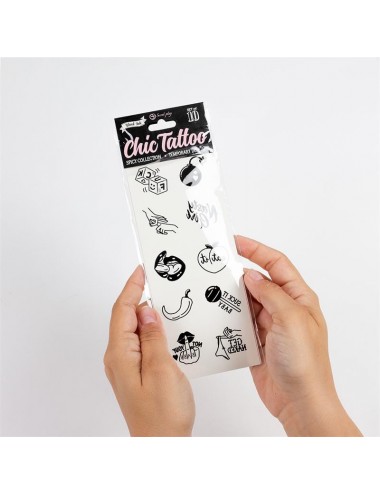 Set de 10 Tattoos Temporales Spicy Collection