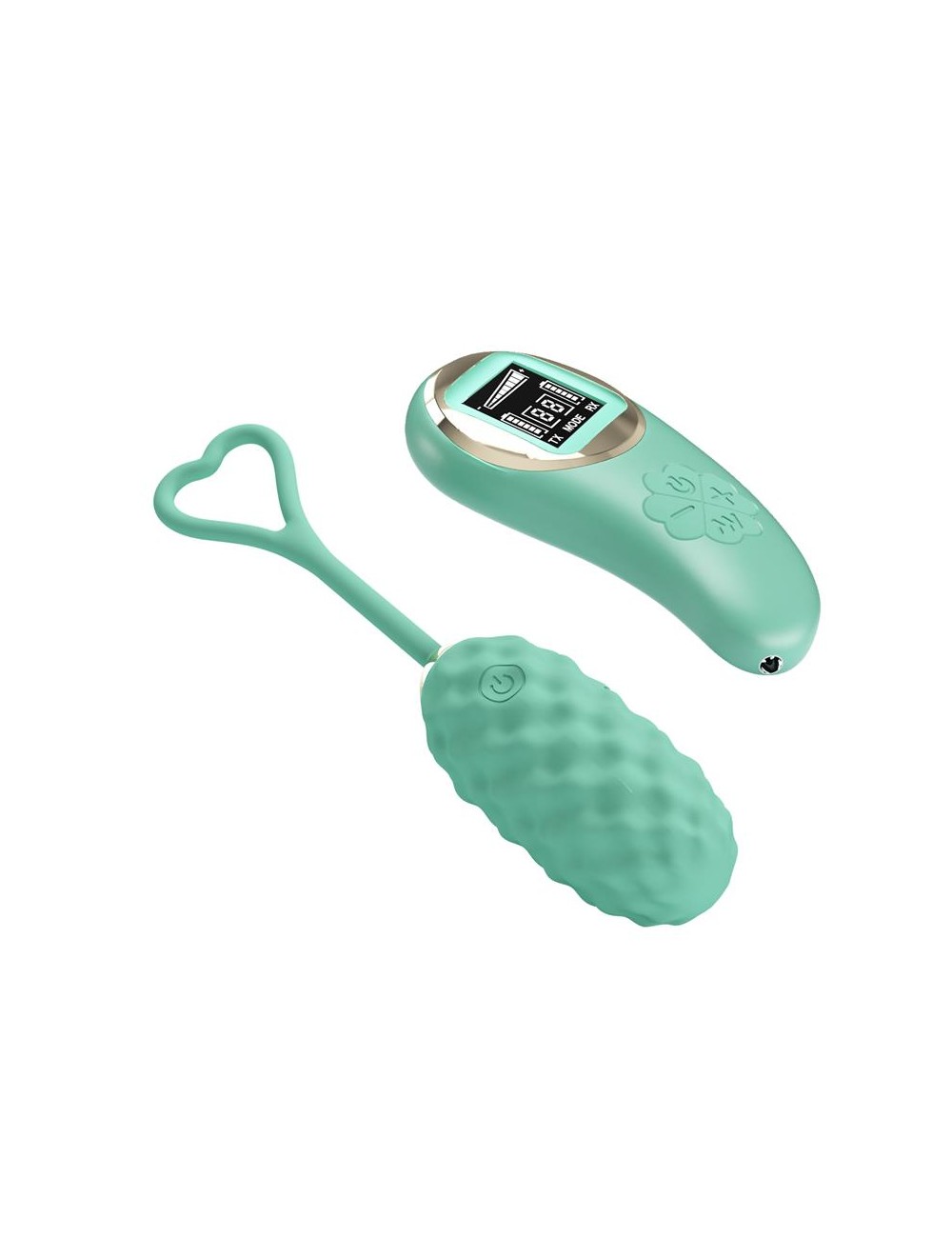 Vivian Huevo Vibrador con Control Remoto Pantalla Digital Verde