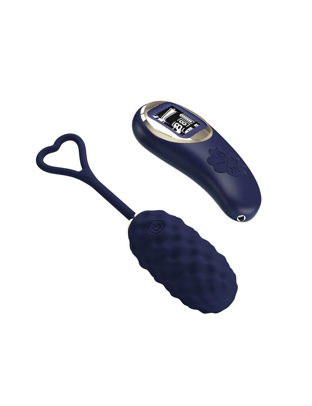Vivian Huevo Vibrador con Control Remoto con Pantalla Digital Azul