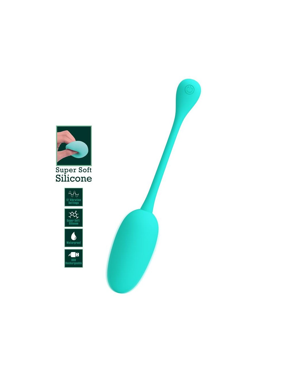 Knucker Huevo Vibrador Verde