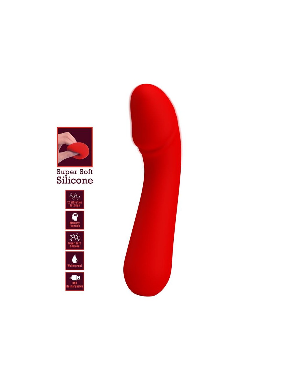 Cetus Vibrador Rojo