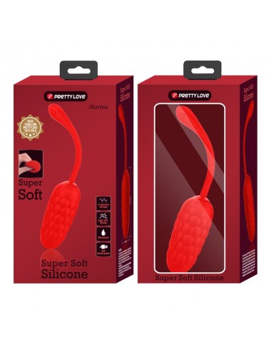 Marina Huevo Vibrador Rojo