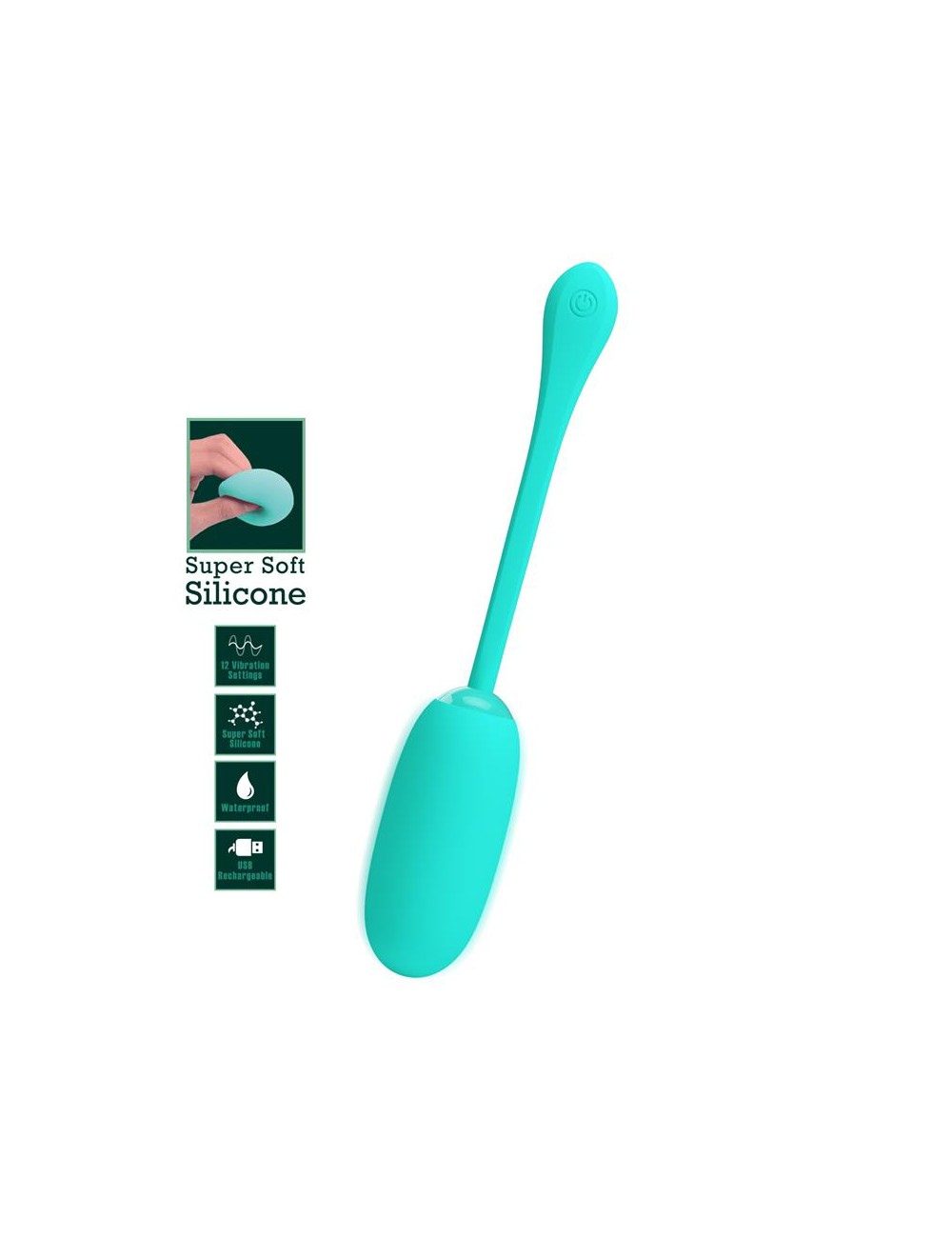Julius Huevo Vibrador Verde