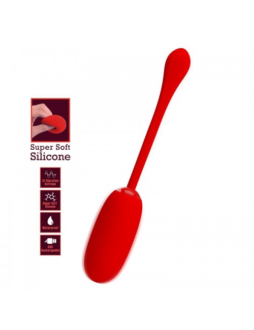 Julius Huevo Vibrador Rojo