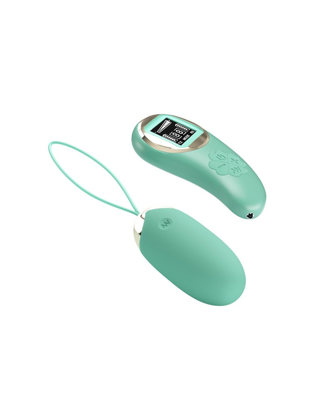 Mina Huevo Vibrador con Control Remoto Pantalla Digital Verde