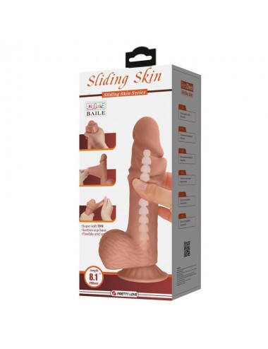 Dildo Realista Piel Deslizante Retractil 206 cm