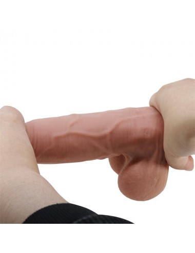 Dildo Realista Piel Deslizante Retractil 218 cm