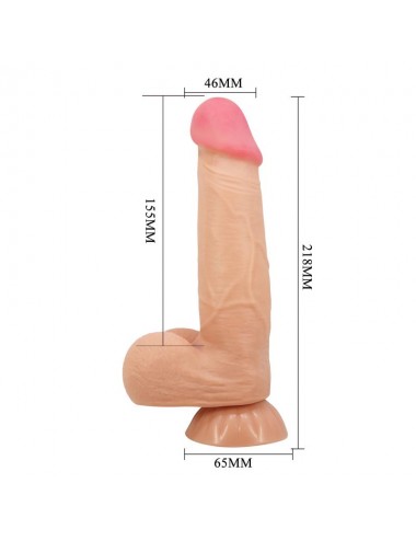 Dildo Realista Piel Deslizante Retractil 218 cm
