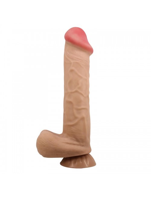 Dildo Realista Piel Deslizante Retractil 26 cm