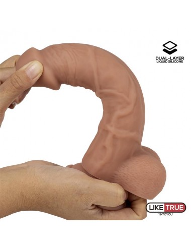 Dildo Realista Silicona Liquida Dual Layer 8