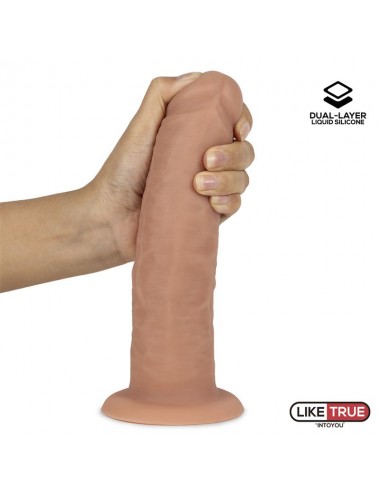 Dildo Realista Silicona Liquida Dual Layer 825