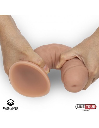 Dildo Realista Silicona Liquida Dual Layer 825