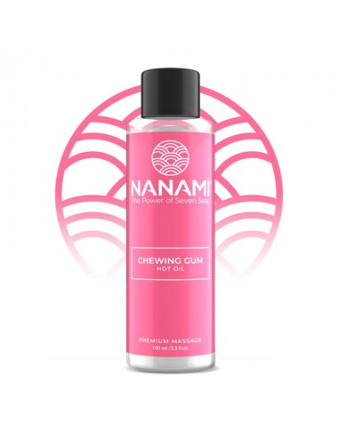 Nanami Aceite de Masaje Efecto Calor Hot Oil Aroma Chicle 100ml