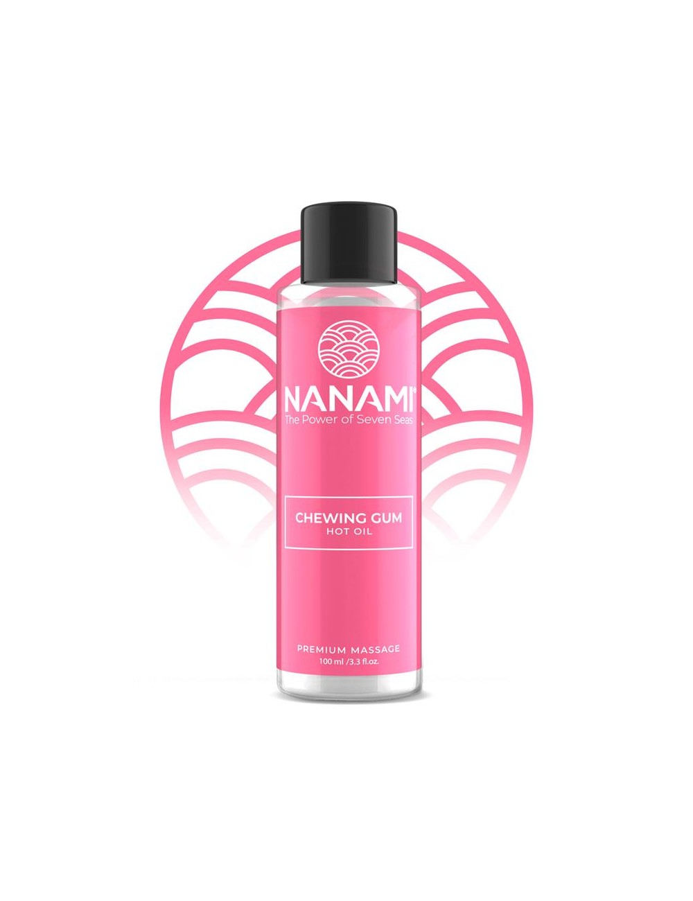 Nanami Aceite de Masaje Efecto Calor Hot Oil Aroma Chicle 100ml