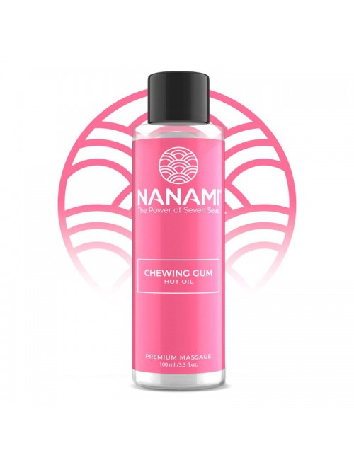 Nanami Aceite de Masaje Efecto Calor Hot Oil Aroma Chicle 100ml