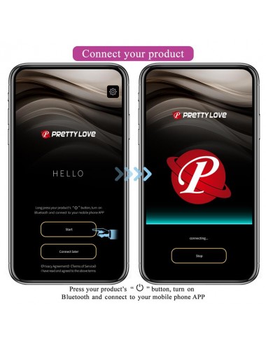 Jefferson Plug Anal con Vibracion y Electroshock con APP