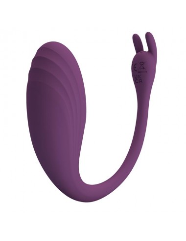 Catalina Huevo Vibrador con APP Purpura