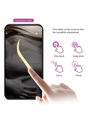 Catalina Huevo Vibrador con APP Rosa