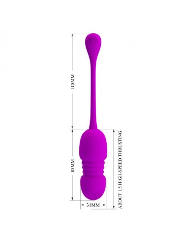Callieri Huevo Vibrador con Thrusting y Control Remoto