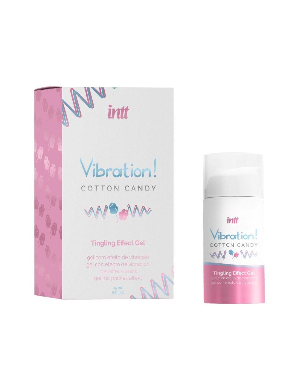 Vibrador Liquido Aroma Algodon de Azucar 15 ml