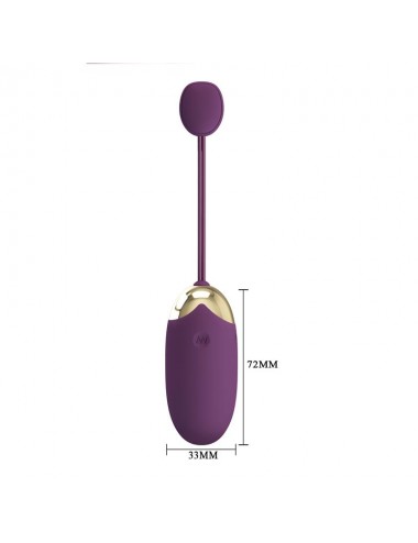 Abner Huevo Vibrador con App Lila
