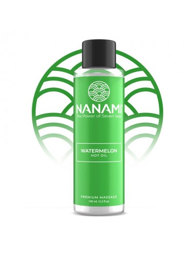Nanami Aceite de Masaje Efecto Calor Aroma a Sandia 100ml