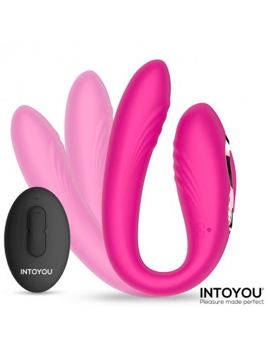 Lanty Vibrador para Parejas con Oscilacion 360º y Control Remoto