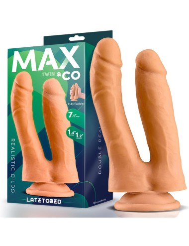 Twin Dildo Doble Realista...