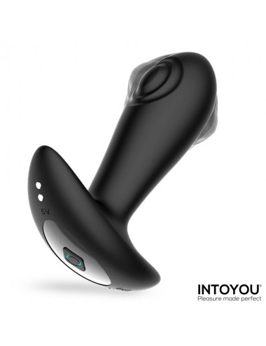 Milton Plug Anal con Doble Tapping y Control Remoto