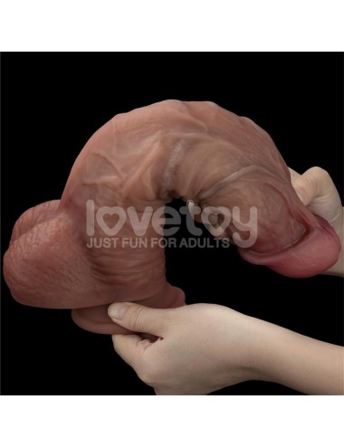 Dildo Dual Layered XXL 105 Negro