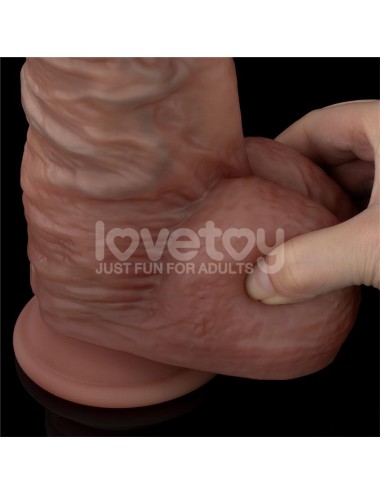 Dildo Dual Layered XXL 105 Negro
