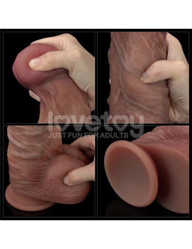 Dildo Dual Layered XXL 105 Negro