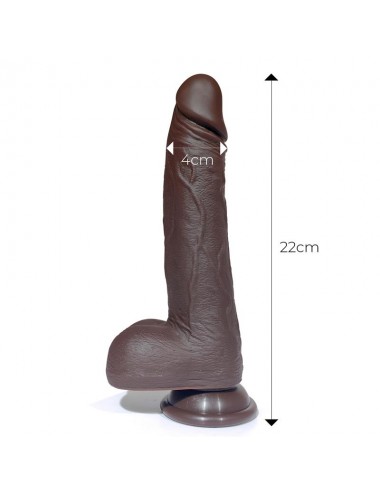 Severo Dildo Realista Turbo Shaking Thrusting Rotacion 360º Control Remoto Efecto Calor
