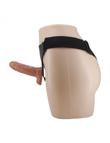 Arnes con Dildo Retractil con Vibracion
